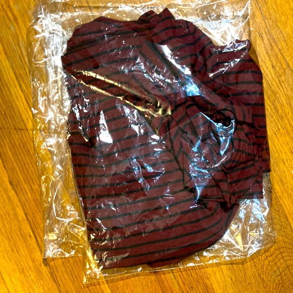 Burgundy straight crop dressy pants - Picture 7 of 7